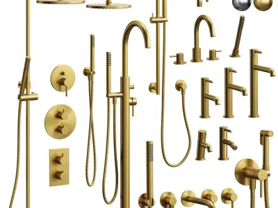 Faucet Set Omnires Y 3D model