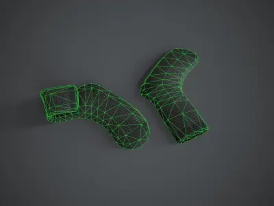 Socks two Free low-poly 3D model