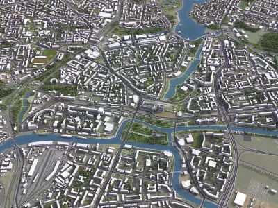 Kaliningrad  Low-poly 3D model