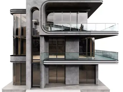 MODERN HOUSE NO43 A 3D model