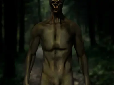 Signs alien 3D model