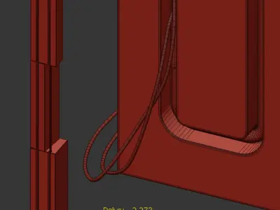 Floor lamp Totem h1900  3D model