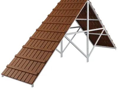 Equipment for dog training grounds 3D model