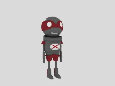 Exoman robot 3D model