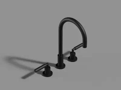 Faucet 03 Low-poly 3D model