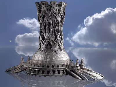 Mordred Knights tower 3D model