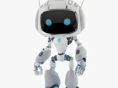 CUTE ALIEN ROBOT IV 3D model