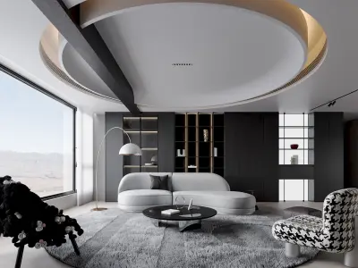 Apartment interior scenes    3D model order