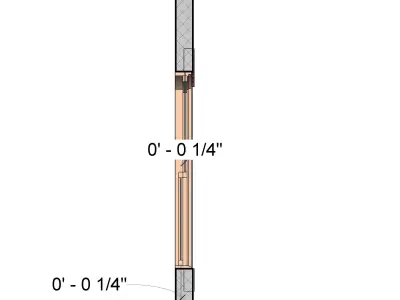 Brick header window 3D model