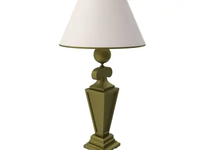 Bronze lamp 3D model