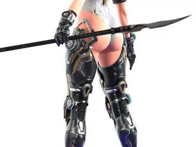 Eve Cybernetic Valkyrie 3D print model