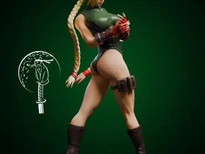 Cammy Street fighter   Classic SF6 and NSFW version Free 3D print model
