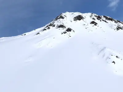 Snow Mountain 07 Low-poly 3D model