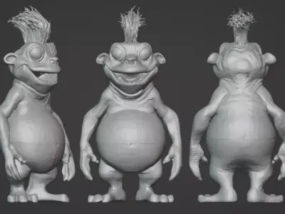 Sy Snootles - Star Wars Alien Singer 3D Sculpt  3D print model