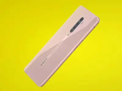 OPPO Reno 2 C4D modeling rendering 3D model