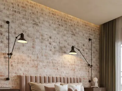 bedroom Industrial style 3D model