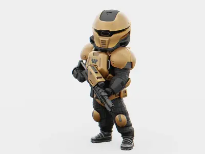 TROOPER XX-2000   RIGGED 3D model