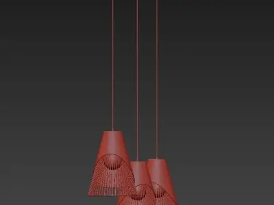 Hanging Light Gems 3D model purchase