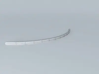 HDWPULLHA11731436 led curved wall light Free 3D model