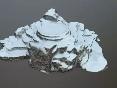 Ladder Ruin Low-poly 3D model shop