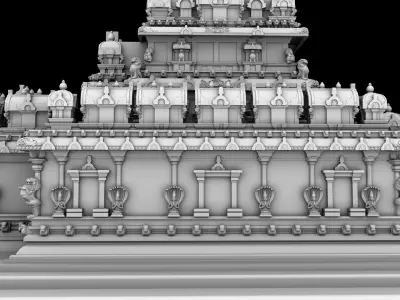 mamallapuram shore temple2 3D model