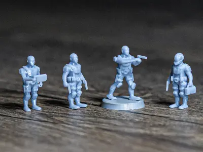 PILOTS sci-fi 3D print model