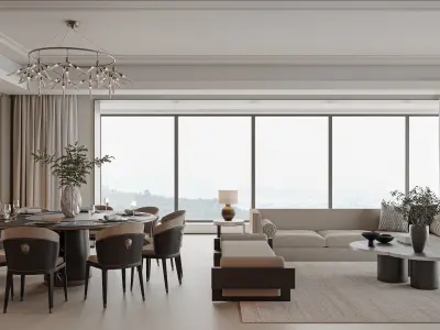 apartment interior scenes     3D model 29