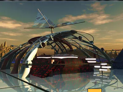 Sci Fi City Futuristic Architecture A5 A6 3D model