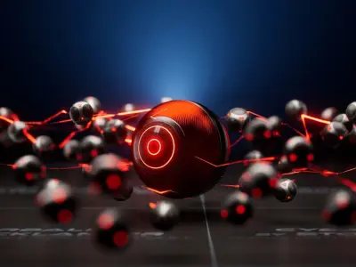 Cyberball MOTHER Low-poly 3D model