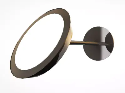 Dish wall light 3D model