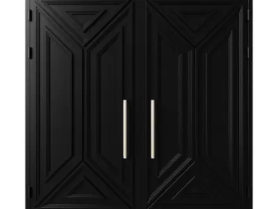 Gate black loft 07 3D model