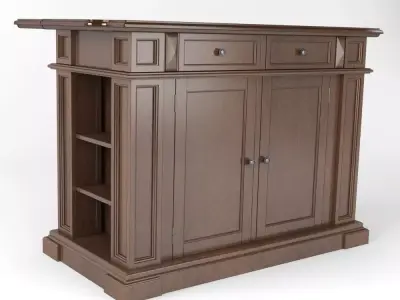 Crosley Furniture kitchen cupboard 3D model