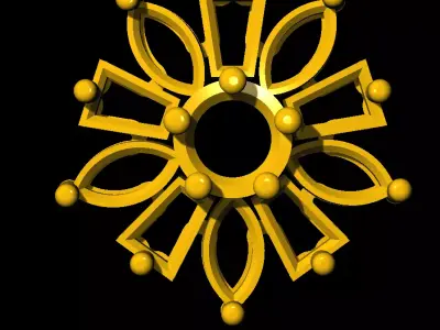  Tops earrings  Free 3D print model