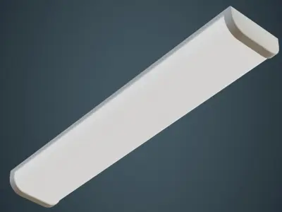 Fluorescent Bulb 2A Low-poly 3D model