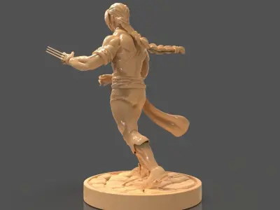 Vega or Balrog Sculpture from Street Fighter 3D print model