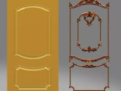 3d cnc door 3D model