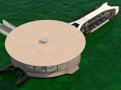  River Tram Station with River Electric Tramway 