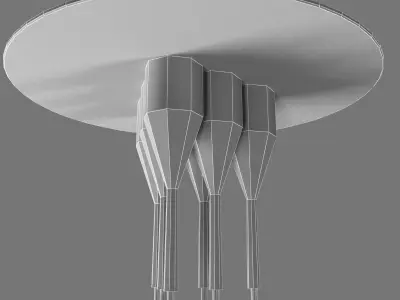 Inside Bubble Ceiling Light 3D model