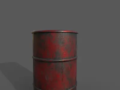 Barrel 3d model Free low-poly 3D model