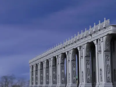 Bridge medieval fantasy 3D model