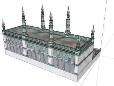 Architecture-Religion-God-Culture-Temple-022 mosque 3D model