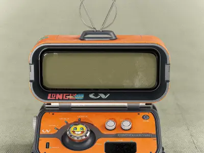 Sci-fi Controller PC V28 PBR Low-poly 3D model