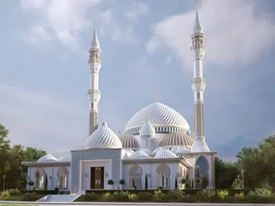 mosque 3D model