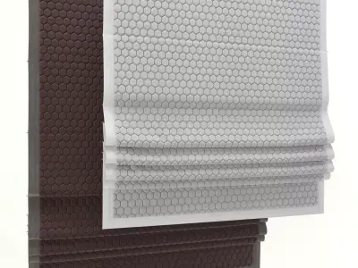 Roman shade h 3D model