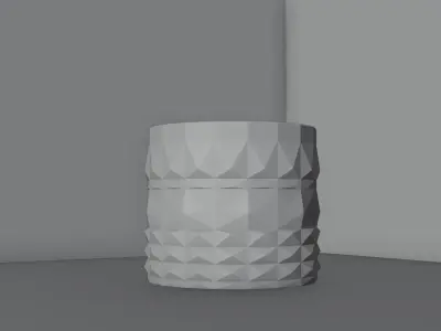 Glass Wine Basic Model Low-poly 3D model