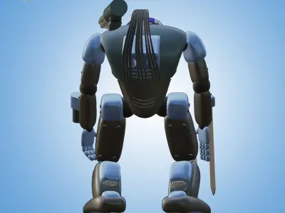 Cyraxz Mech Sync AI 001 First Generation Mechanic Robot 3D model