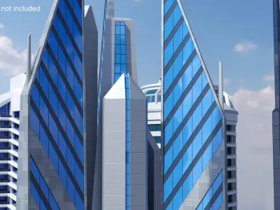  Futuristic Cityscape District 