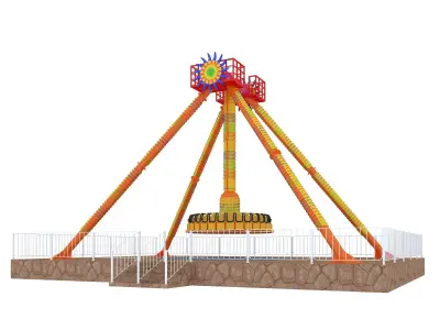 Amusement Funfair equipment 3D model