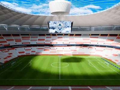 Bc Place Stadium 3D 3D model