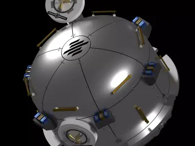 NanoRacks Bishop airlock 3D model
